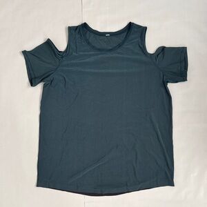 Lululemon Ready Set Go Short Sleeve - Mesh Top with Shoulder Cutouts